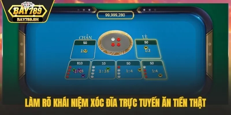 Làm rõ khái niệm xóc đĩa trực tuyến ăn tiền thật